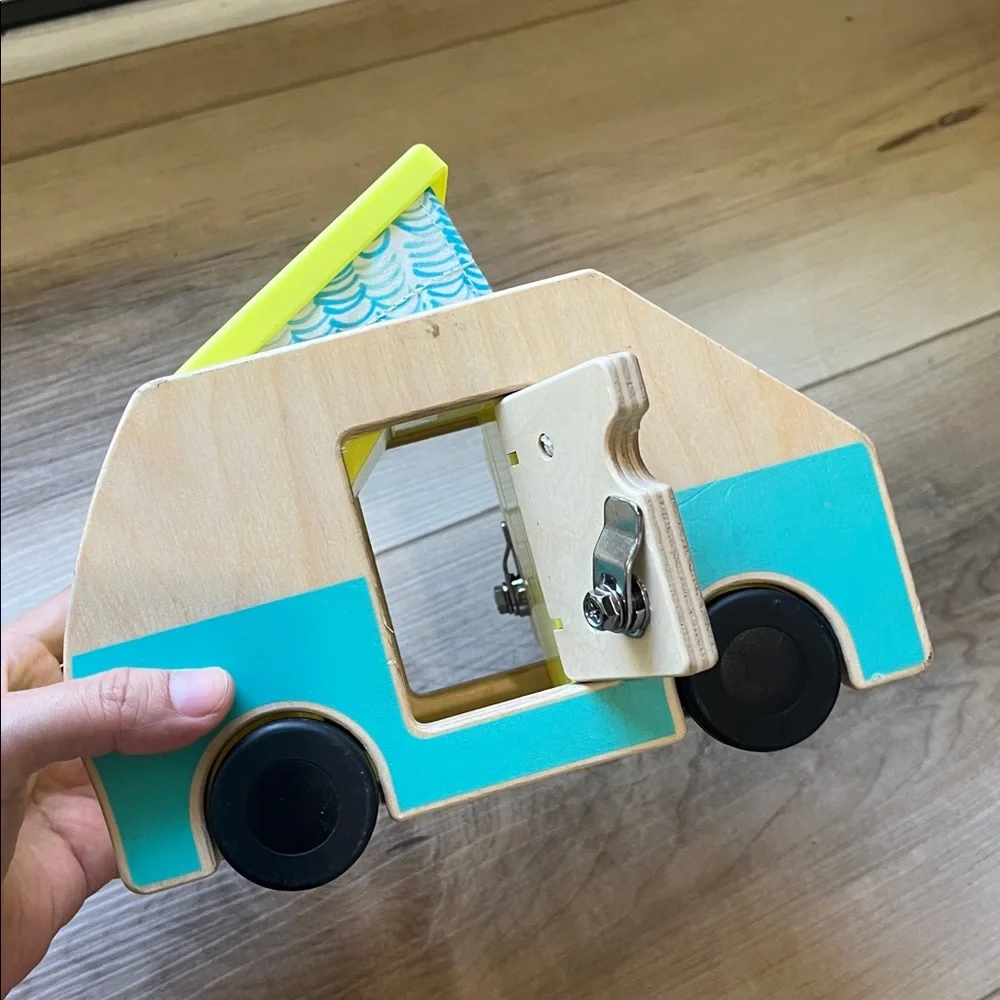 Lovevery Wooden Camper Van from The Free Spirit Toddler Kit - Picture 2 of 4